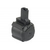 [BATTLE AXE] электро-бункер для МП5 с Саунд-контролем 1200RD ELECTRIC DRUM MAGAZINE FOR MP5 (SOUND CONTROL) - BLACK